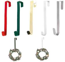 OVER DOOR HANGER WREATH CHRISTMAS HOOK XMAS DECORATION STRONG METAL HOLDER