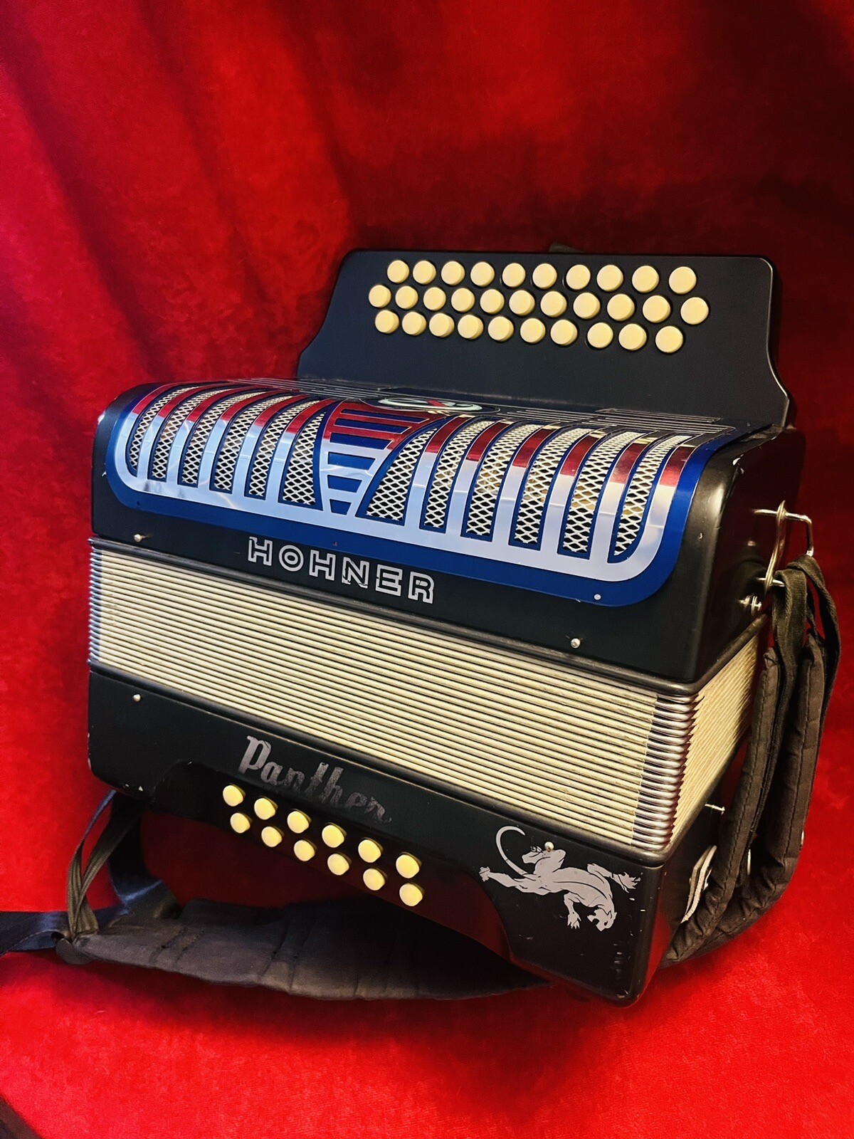 accordion grill. parrilla para hohner corona panther compadre xtremand