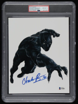 Signed Chadwick Boseman Photo Black Panther Autographed 8x10 Rare