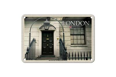 Blechschild Städte London The Sherlock Holmes Museum 18x12 cm Schild