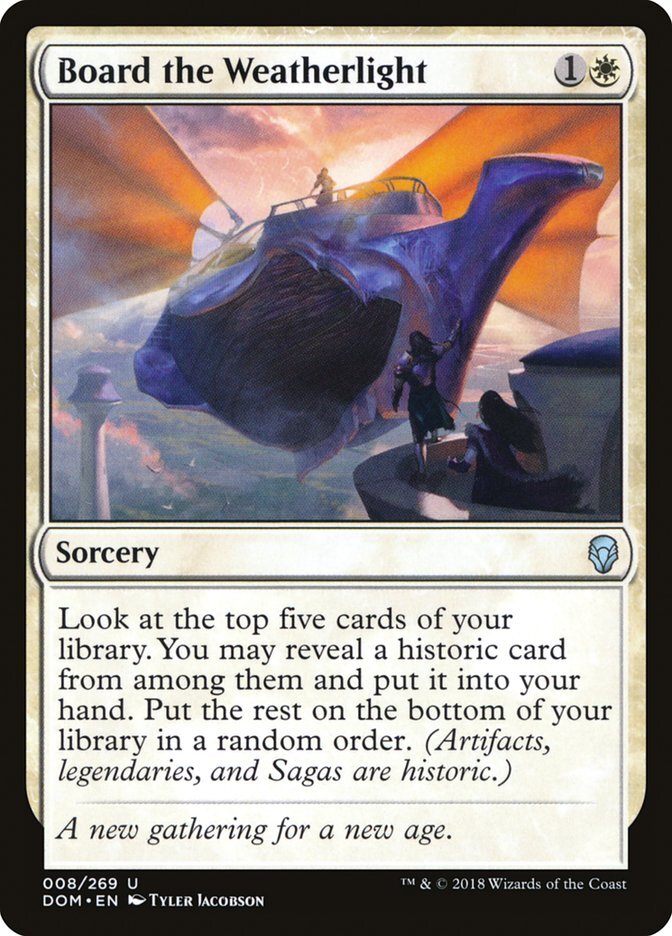 Board the Weatherlight Dominaria MTG NM | eBay