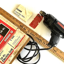 Sears Craftsman 9-1140 91140 Electric Drill 1/4" Mint A+