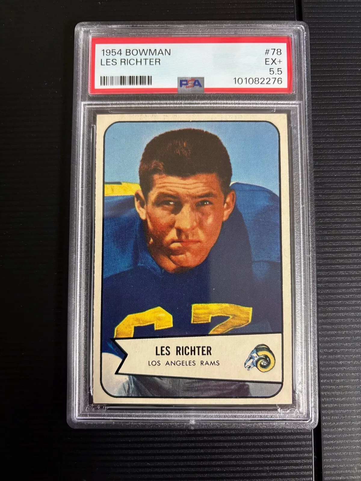 Les Richter trading card