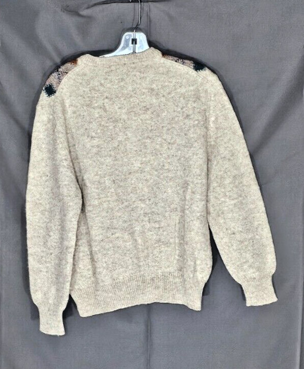 Parisian - Gray Argyle Pattern Pullover Wool Blen… - image 2