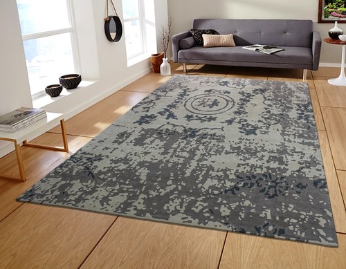 Parisian Hand-Tufted Natural Wool And Silk Area Rug 4x6Oushak Living Room Carpet - Picture 146 of 264