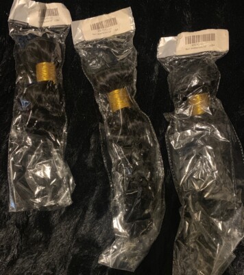 Hot Fashion Brazilian  Wave Human Hair Extensions 3 Bundles 10 