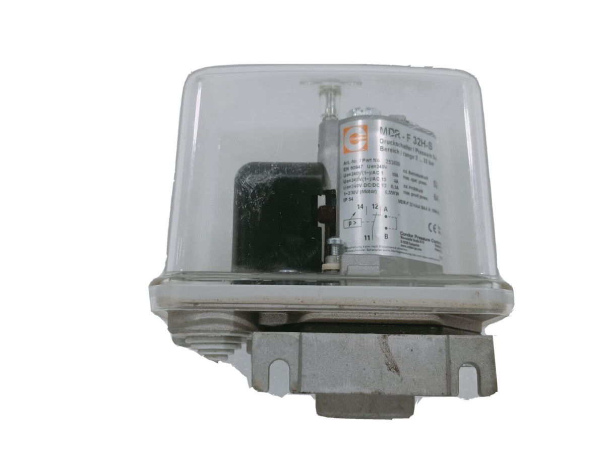NEW CONDOR MDR-F 8H-S PRESSURE SWITCH 253549 MDRF8HS – SB, 43% OFF