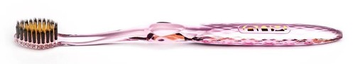Nano-b Antibacterial Gold & Charcoal Toothbrush - Pink - 第 2/2 張圖片