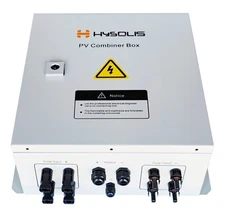 Solar PV combiner box 4 string with 63A breaker,fuses, anti reverse current, SPD
