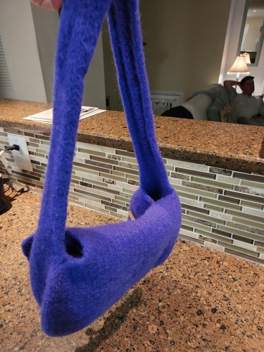 HANDMADE KIPI Purple Purse Very Unique - Picture 6 of 8