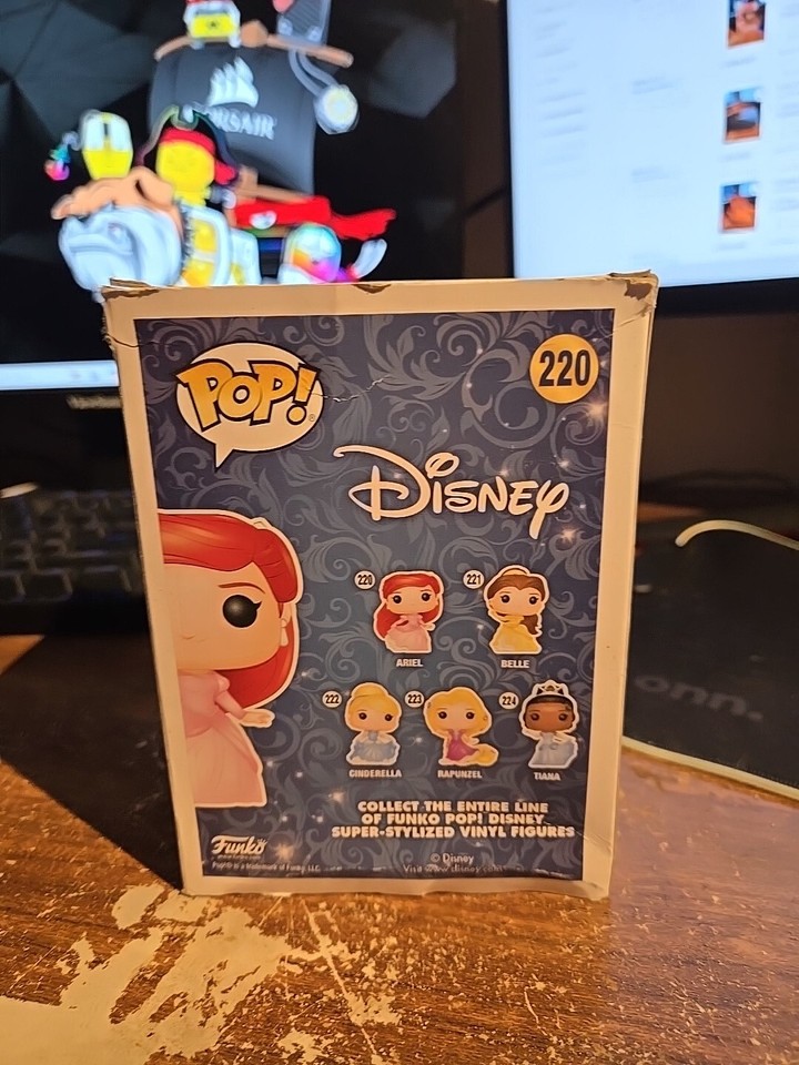 Funko Pop! Vinyl Disney Ariel (Pink Dress) (Glow , Pink) Hot Topic