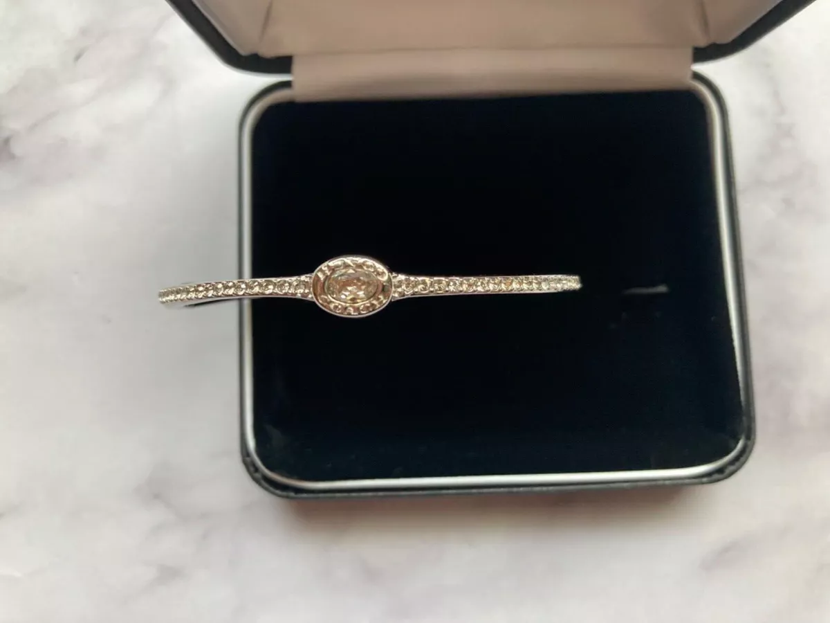 Coach pave clearance hinged bangle