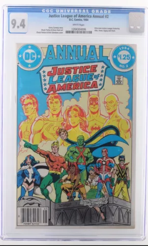 Justice League of America Annual #2 CGC 9.4 Newsstand 1st App. of Gypsy and Vibe