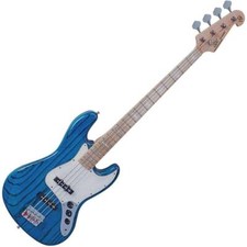 SX 8696 Basso Stile Jazz, Frassino Palude, Finitura Blu Trasparente