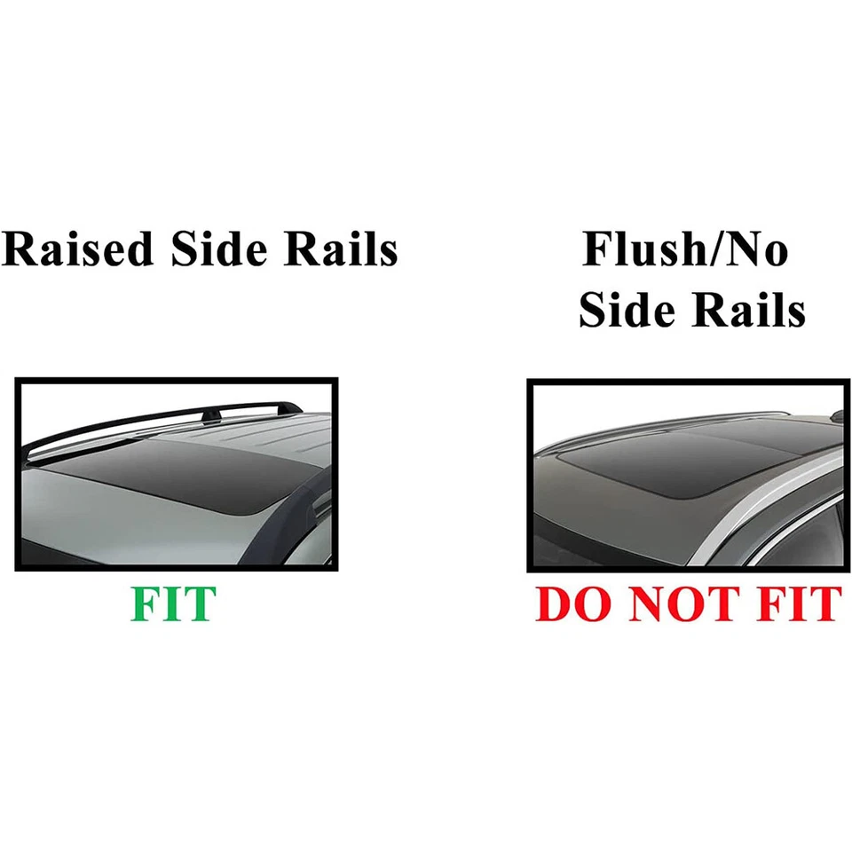 Porta-bagagens e travas barra transversal rack de teto para Mercedes Benz ML320 53" - Imagem 4 de 4
