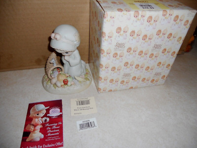 PRECIOUS MOMENTS 1998 ''455695'' ''PRAISE GOD FROM WHOM ALL BLESSINGS FLOW'' NEW W/B