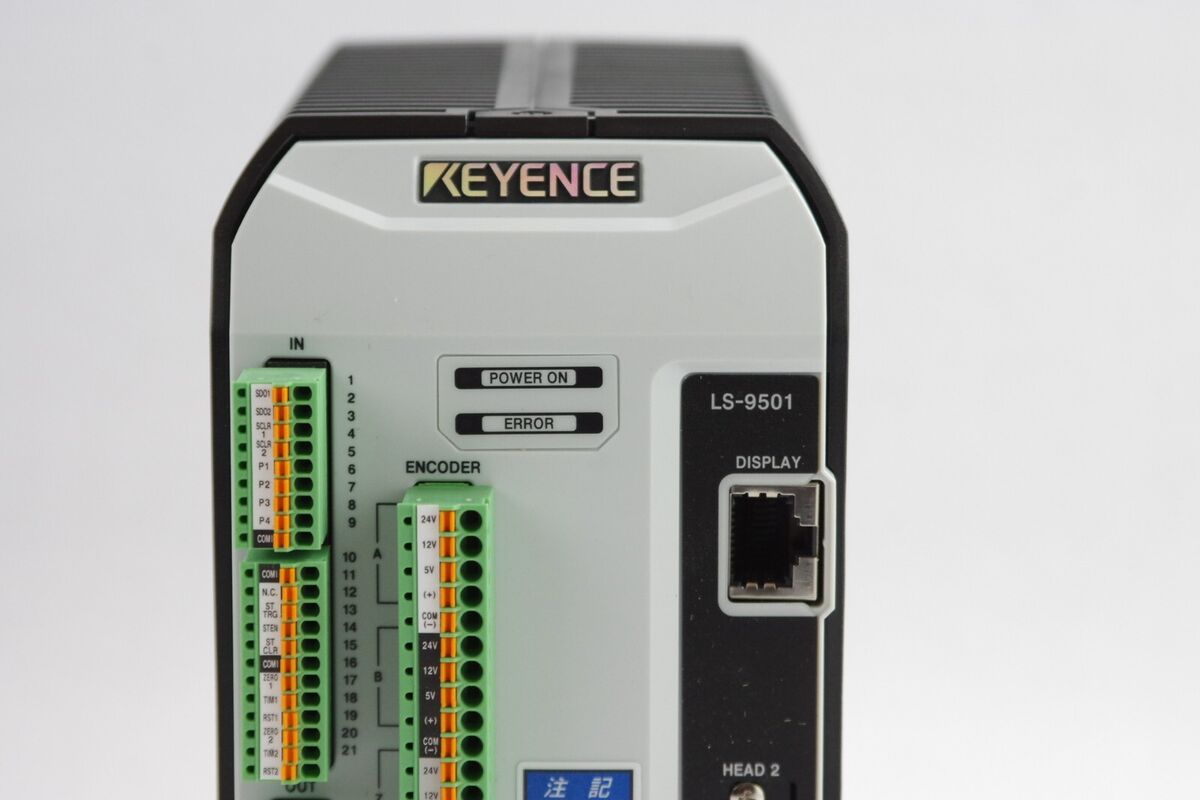 KEYENCE LS-9501P LS9000 Series Optical Micrometer Controller KEYENCE LS-9501P LS9000 Series Optical Micrometer Controller
