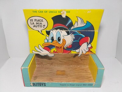 POLITOYS POLISTIL CAR OF UNCLE DUCK art 559 FIRST SERIES ONLY REPROBOX