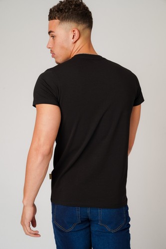 Mens SLIM T-shirt Graffiti MUSCLES Short Sleeve DON Jeans mob tie Designer 10726 - Picture 6 of 29