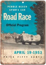 1953 Pebble Beach Sports Car Road Race Reproduction Metal Sign A581