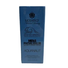 Mosheko Men's Facial Balm DEAD SEA MINERALS WITH ORGANIC MOROCCAN ARGAN OIL 