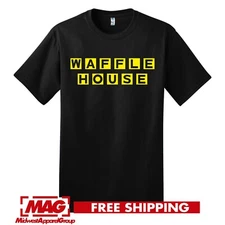 WAFFLE HOUSE T-SHIRT Vintage Logo Funny Cool Shirt Tee Tshirt WaffleHouse Fun