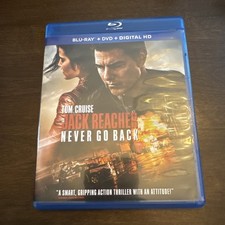 Jack Reacher: Never Go Back Blu-ray, DVD, 2016 
