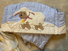Sterntaler Baby Bettumrandung und Himmel mit Schaf-Motiv Stanley