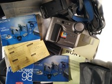 Sony MVC FD71 Digital Mavica Camera Manuals Battery Charger No Box