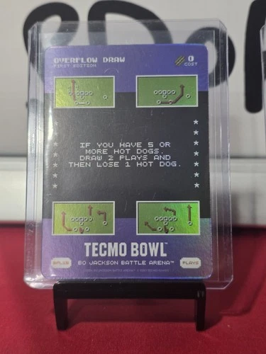 OVERFLOW TAX BPL15 2026 Bo Jackson Battle Arena Tecmo Bowl Foil Bonus Play SSP