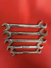 lot of 5 Snap-on USA SAE 3pc 4-Way Open End Wrench Set VS