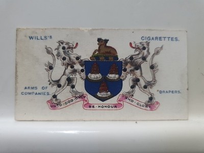 Wills Zigarettenkarte, Arms Of Companies, #1 Drapers Company (RD14)