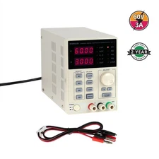 KORAD KA6003D - Precision Variable Adjustable 60V, 3A  DC Linear Power Supply...