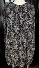 Damen Blusen Kleid, Gr. M, Made in Italia, Plissee, gefüttert, wie neu!