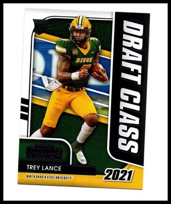2021 Panini Contenders Draft Picks #7 Trey Lance Draft Class Purple