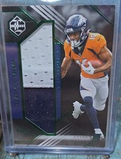 2023 Panini Limited Unlimited Potential Marvin Mims Emerald Spotlight 2/10 RC 