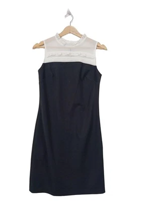 KARL LAGERFELD Robe de cocktail Dames Robe T EU 34 blanc-noir style décontracté - Photo 1/4