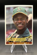 1984 Donruss - Rickey Henderson #54 - Oaklan A's - Hall of Fame!