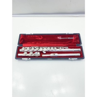YAMAHA YFL-311 Flute Silver Headjoint  E-Mechanism Used with Hard case
