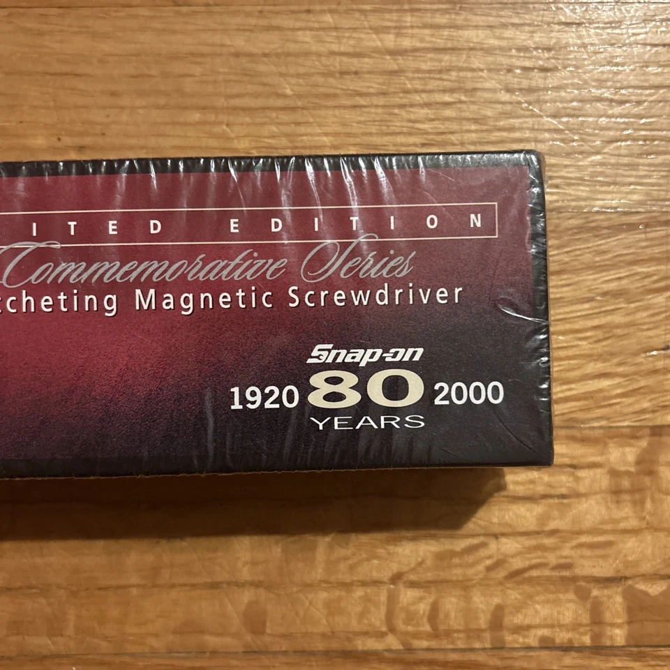 Rare Snap On 80 Anniversary Limited Edition  ratcheting screwdriver,NOS  sealed - Image 2 of 4