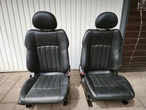 Mercedes W203 C32 AMG Kombi Komplette Lederausstattung Schwarz