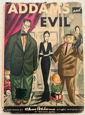 Addams and Evil cartoons by Chas Addams HC/DJ 3rd printing