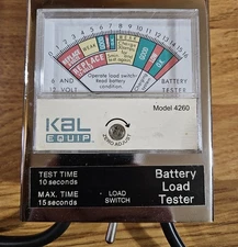 Battery Tester 12v Load Test Kal-Equip 4260 *TESTED WORKING*