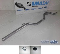 Imasaf Auspuff Mittelrohr + Anbauteile für Fiat Croma 1.9 D Multijet 2005-