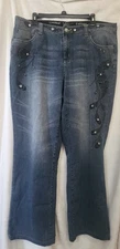 Venezia Limited Edition Embellished Wide Leg Jeans