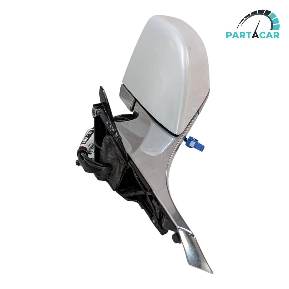 2017-2020 Tesla Model 3 M3 Front Left Driver Side Rear View Door Mirror PPSW OEM Foto 3 de 4