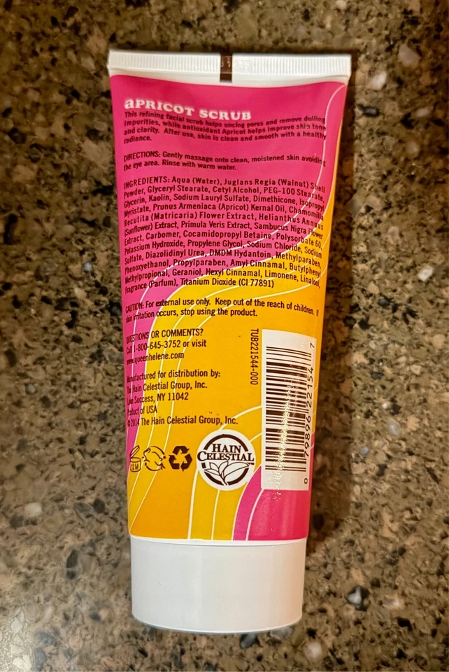 (New) Lot of 2 - Queen Helene Apricot Scrub 6 Oz Exfoliate Body Scrub - Image 3 of 3