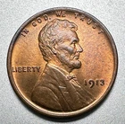 1913  LINCOLN CENT  CHOICE BU  DETAILS  #2430