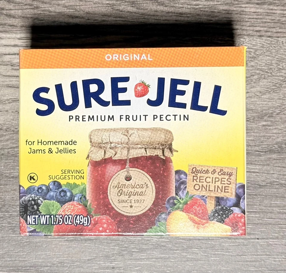 Оригинальный фруктовый пектин премиум-класса SURE-JELL — 1,75 унции упаковка 6 шт. - Изображение 2 из 4