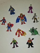 Imaginext Playskool Marvel DC Super Heroes Lot of 10 Action Figures
